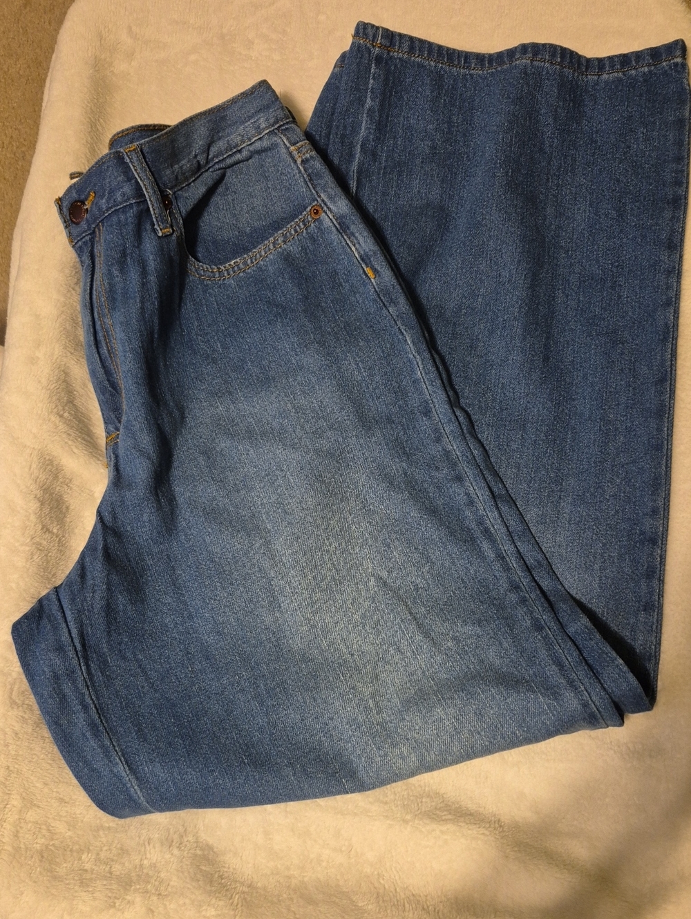 Classic Women's Blue Denim Jeans